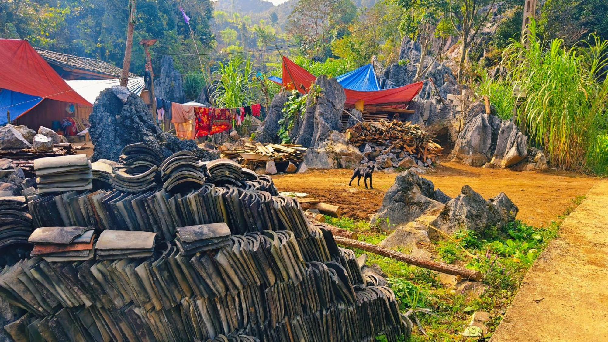 Nhà Cổ Lao Xa Homestay Hmong Dong Van (Ha Giang) Exterior foto